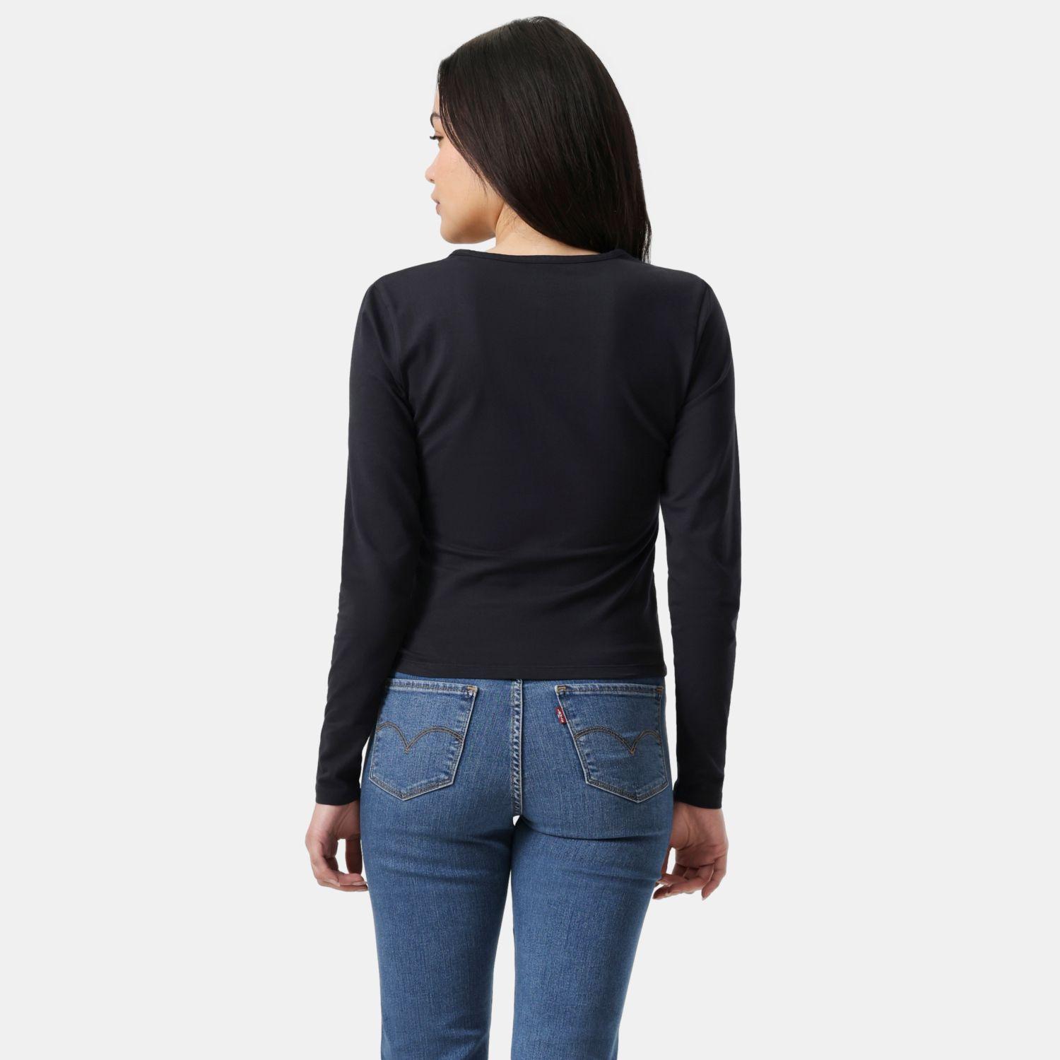 Polera Mujer Gigi Scoop Neck Negro Levis 005JI-0001-2