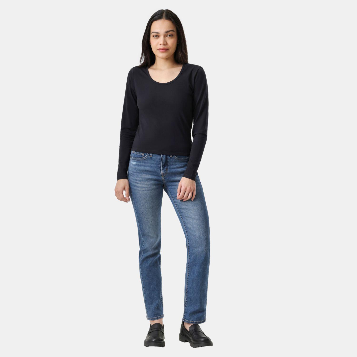 Polera Mujer Gigi Scoop Neck Negro Levis 005JI-0001-3