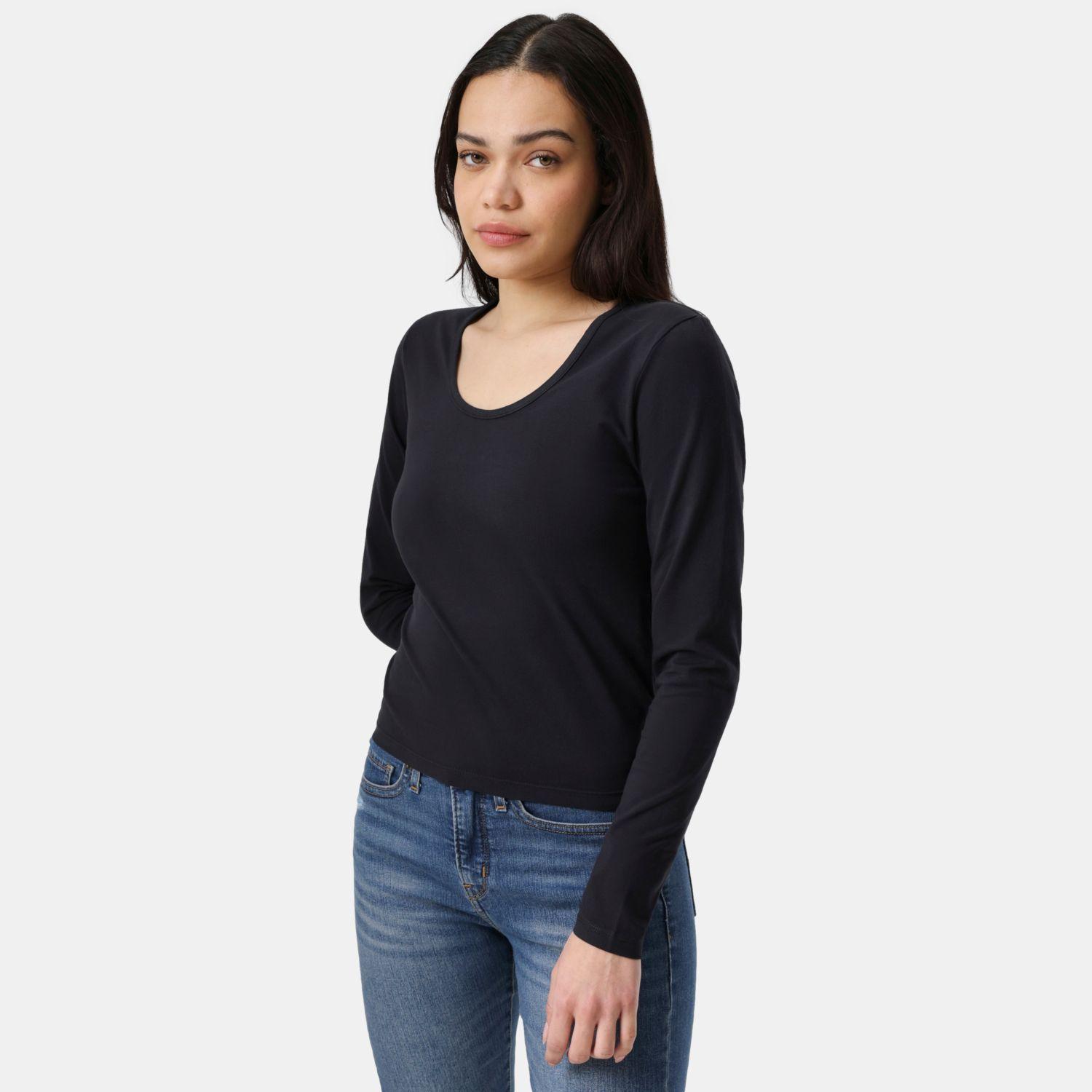Polera Mujer Gigi Scoop Neck Negro Levis 005JI-0001-4