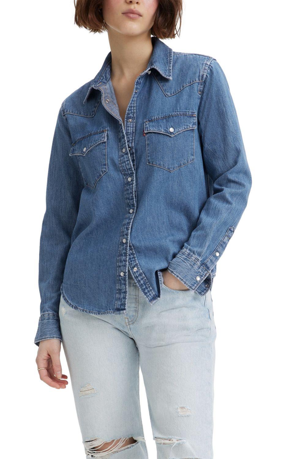 Camisa Mujer The Ultimate Western Azul Levis 86832-0018-0
