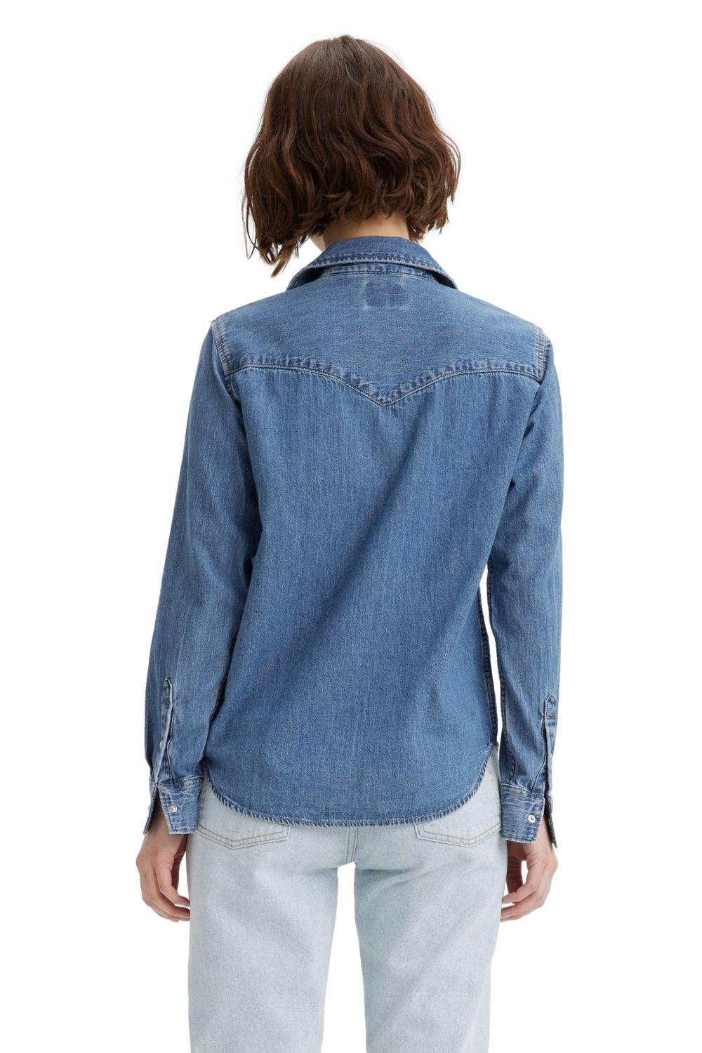 Camisa Mujer The Ultimate Western Azul Levis 86832-0018-3