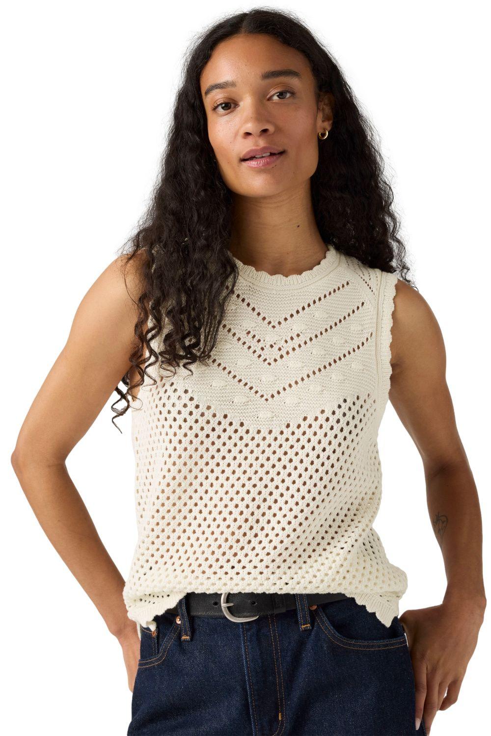 Sweater Mujer Adrienne Crochet Tank Blanco Levis 0040R-0000-2