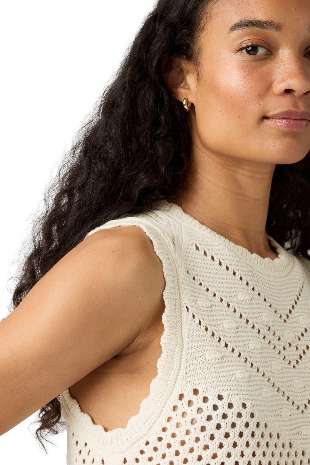 Sweater Mujer Adrienne Crochet Tank Blanco Levis 0040R-0000-3