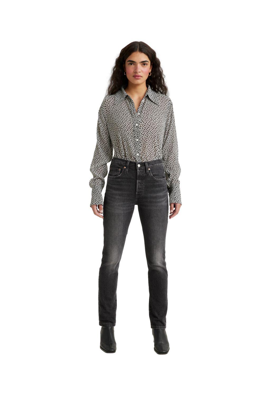 Jeans Mujer 501 Skinny Negro Levis 29502-0248-3