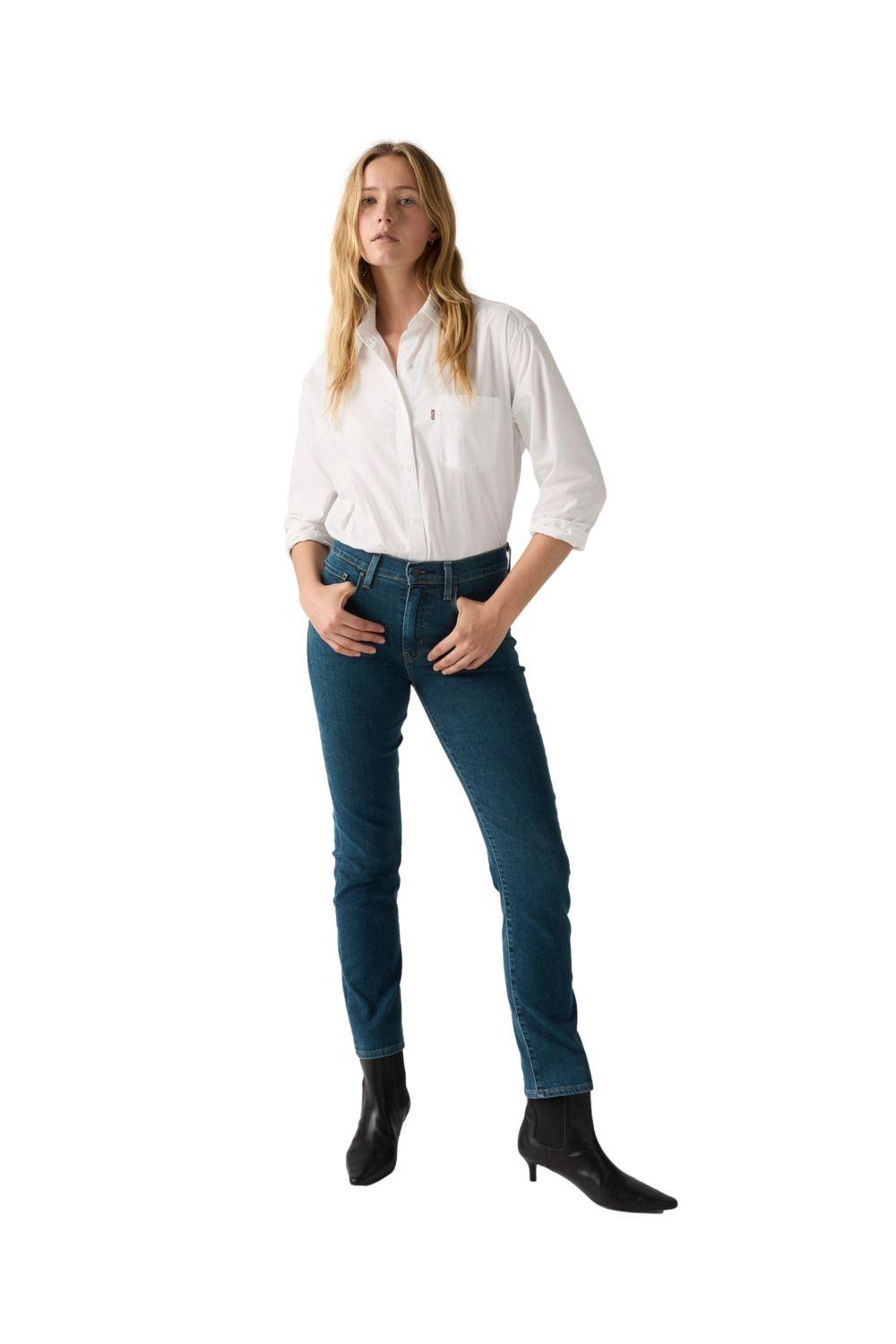 Jeans Mujer 724 High Rise Straight Azul Levis 18883-0392-3