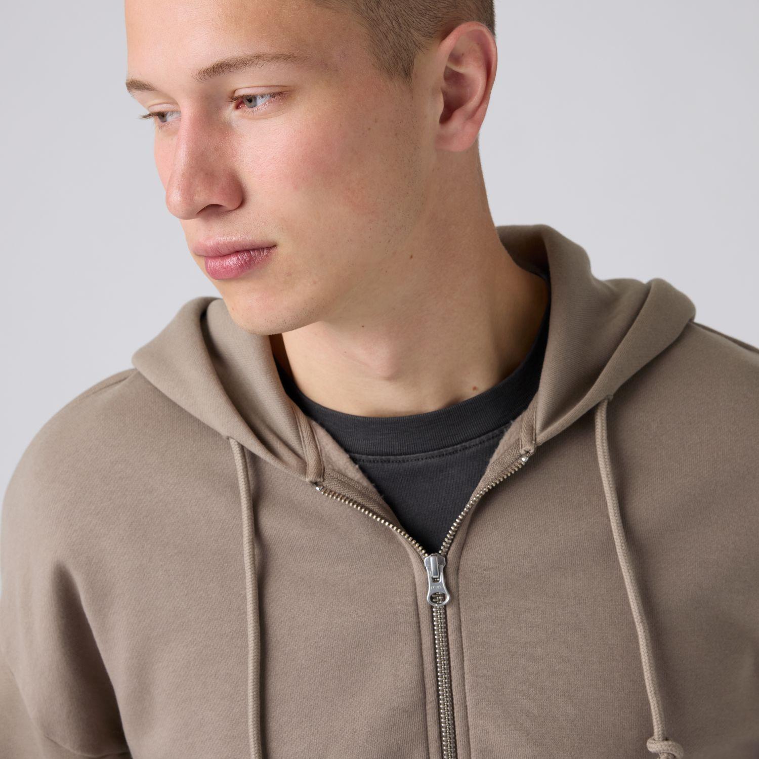 Polerón Hombre Boxy Full Zip Café Levis 004GY-0017-3