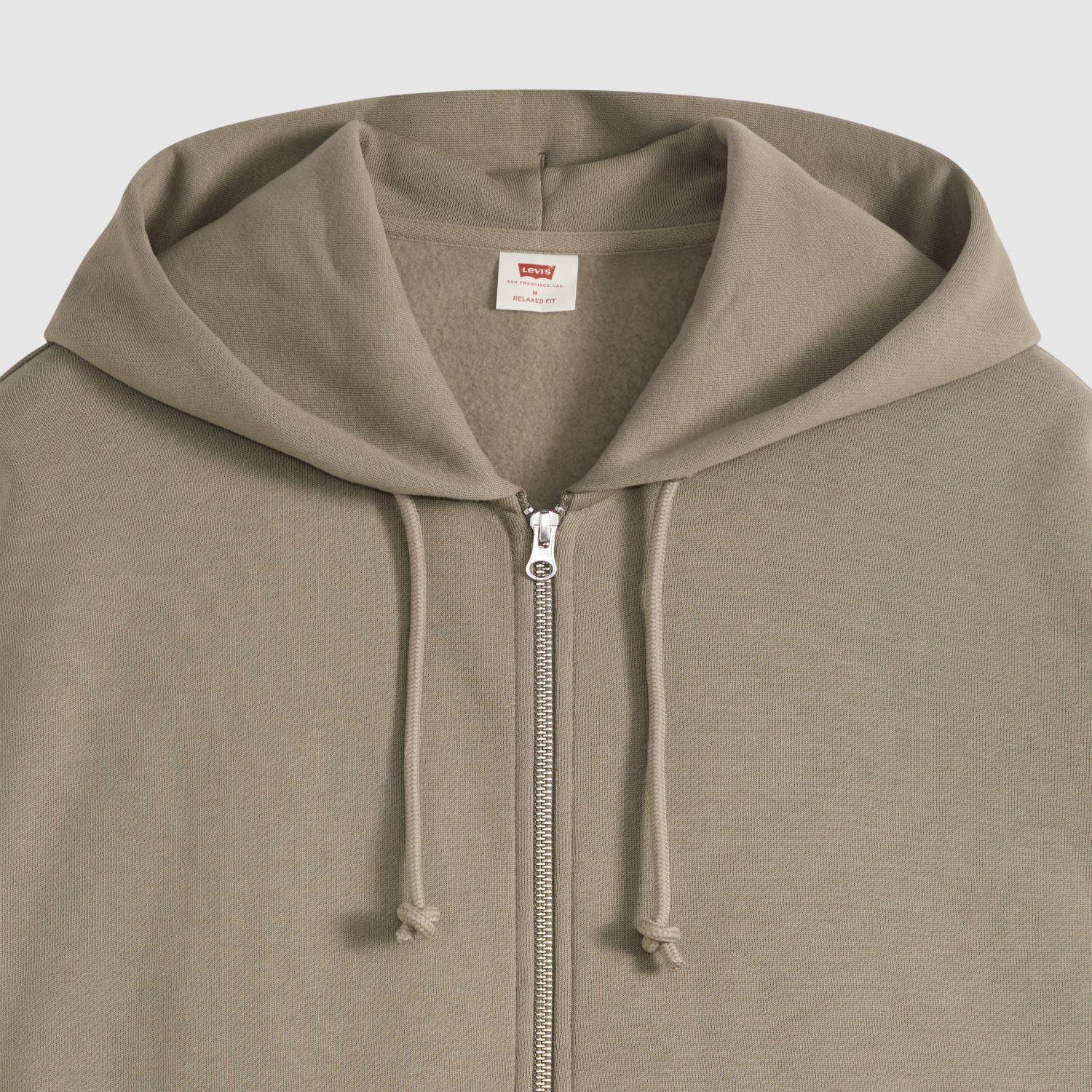 Polerón Hombre Boxy Full Zip Café Levis 004GY-0017-4