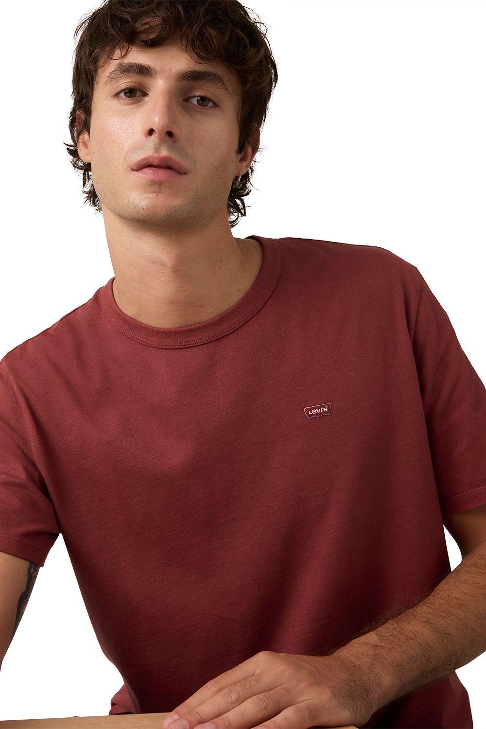 Polera Hombre Icon Tee Burdeo Levis 005GX-0003-3