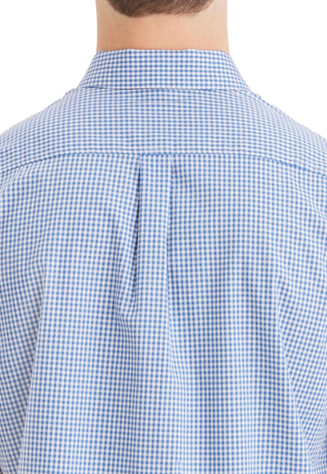 Camisa Hombre Signature SS Classic Fit Azul Cuadros A6933-0003-3