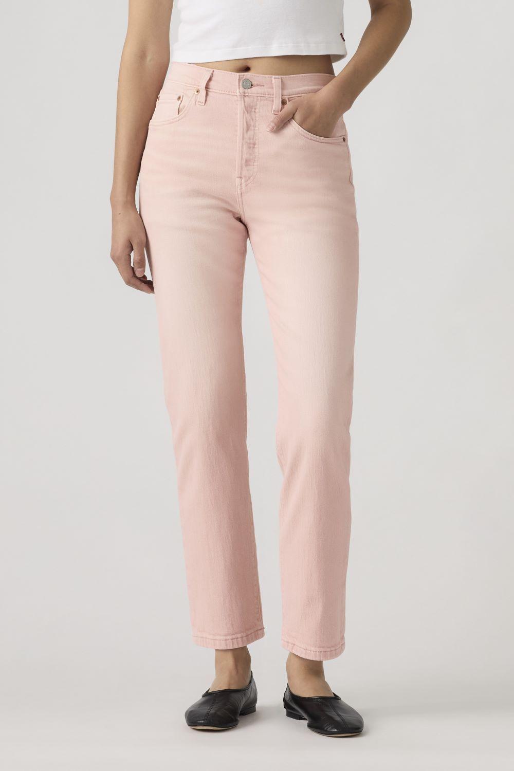 Jeans Mujer 501 Crop Rosado Levis 36200-0398-0
