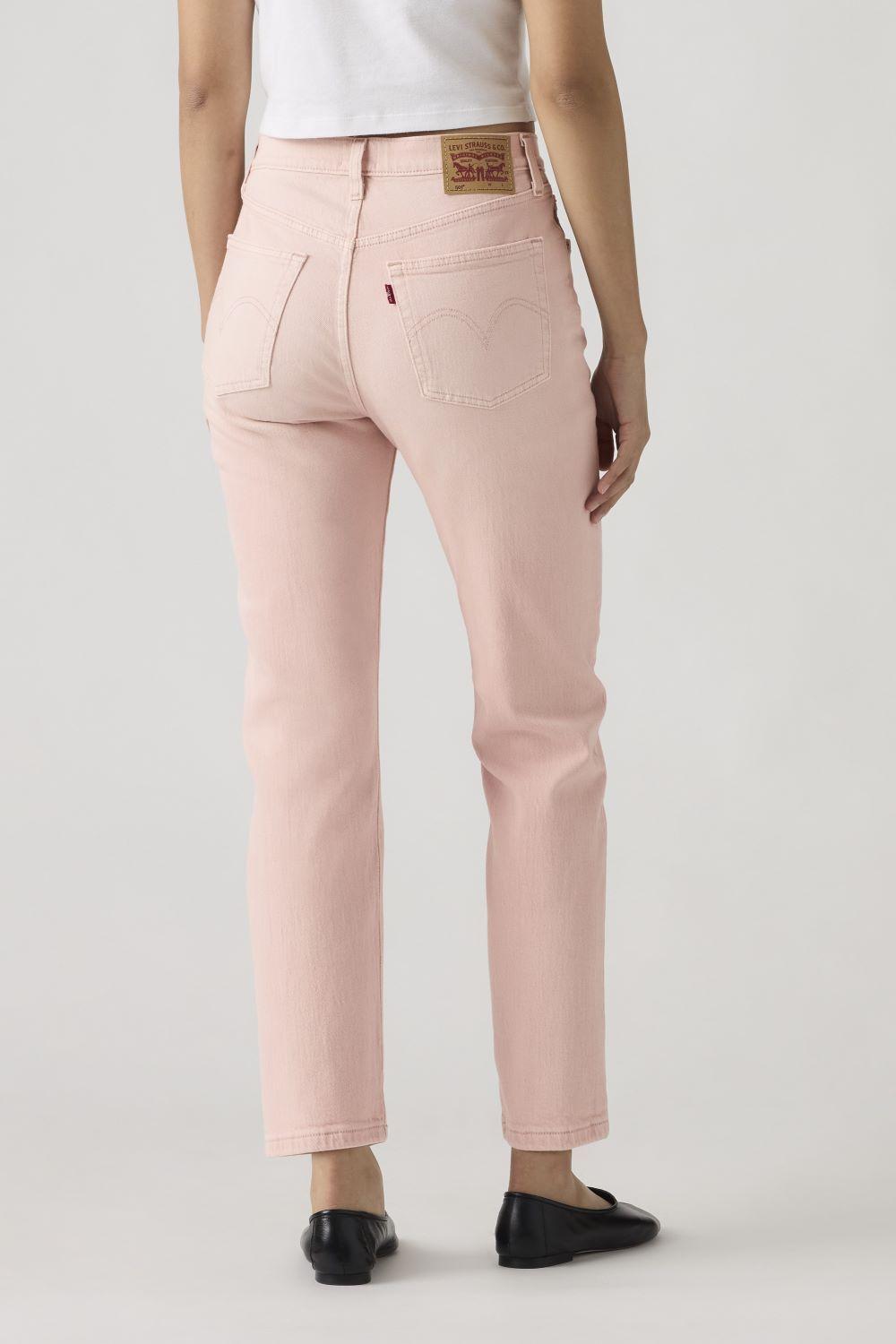 Jeans Mujer 501 Crop Rosado Levis 36200-0398-2