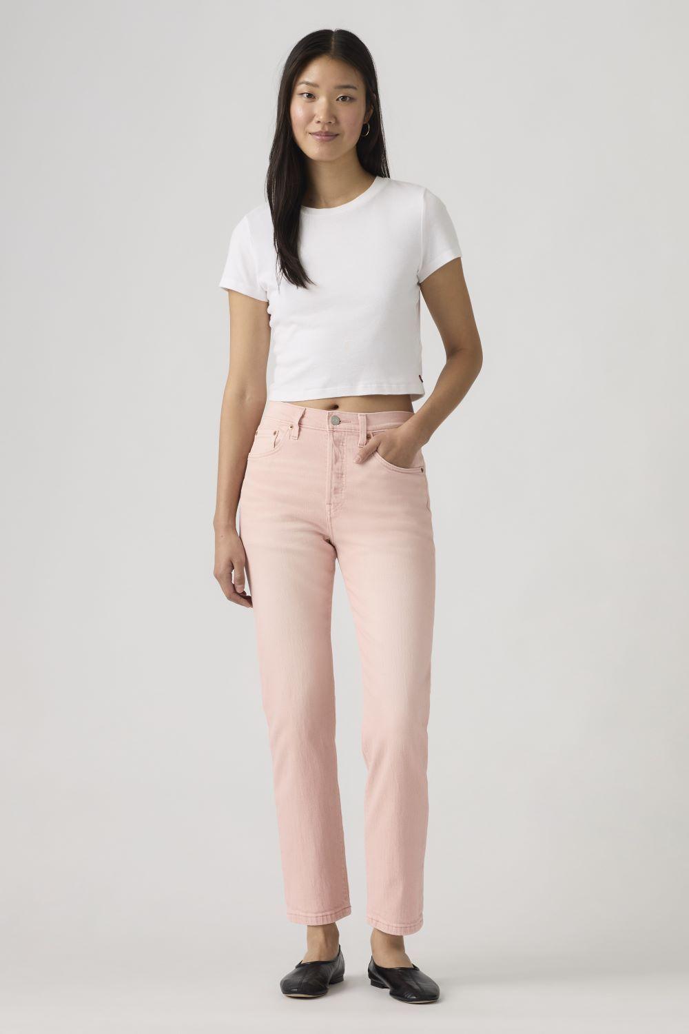 Jeans Mujer 501 Crop Rosado Levis 36200-0398-3