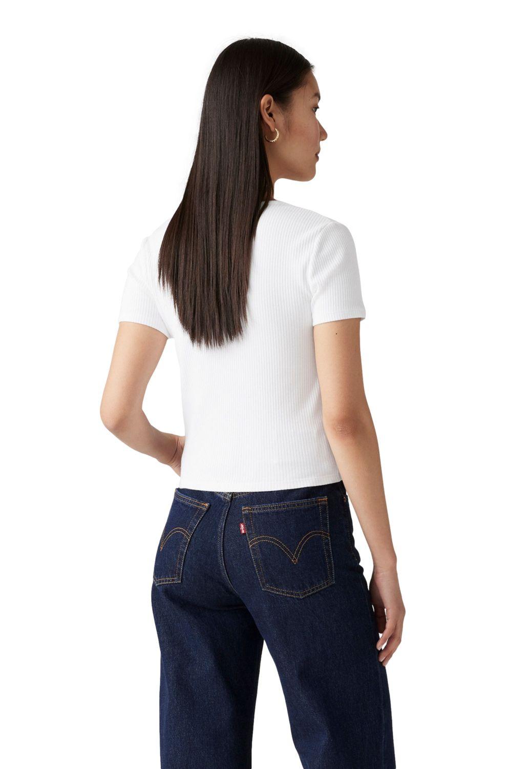 Polera Mujer Darlene Blanco Levis A8782-0001-2