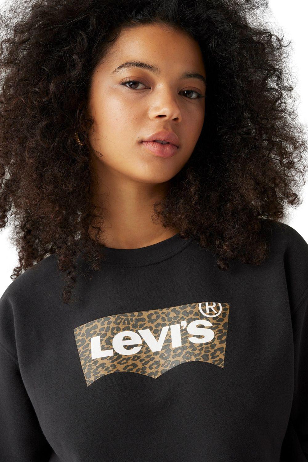 Polerón Mujer Regular Fit Negro Levis A8800-0038-3