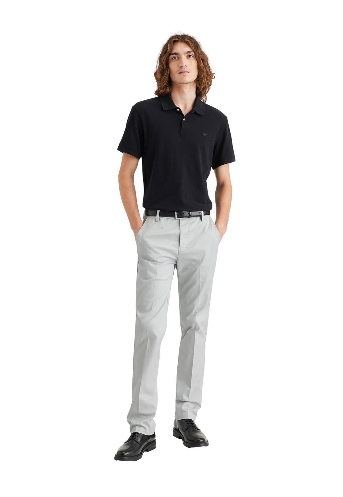 Pantalón Hombre Workday Slim Fit Gris High Rise 36272-0098-3