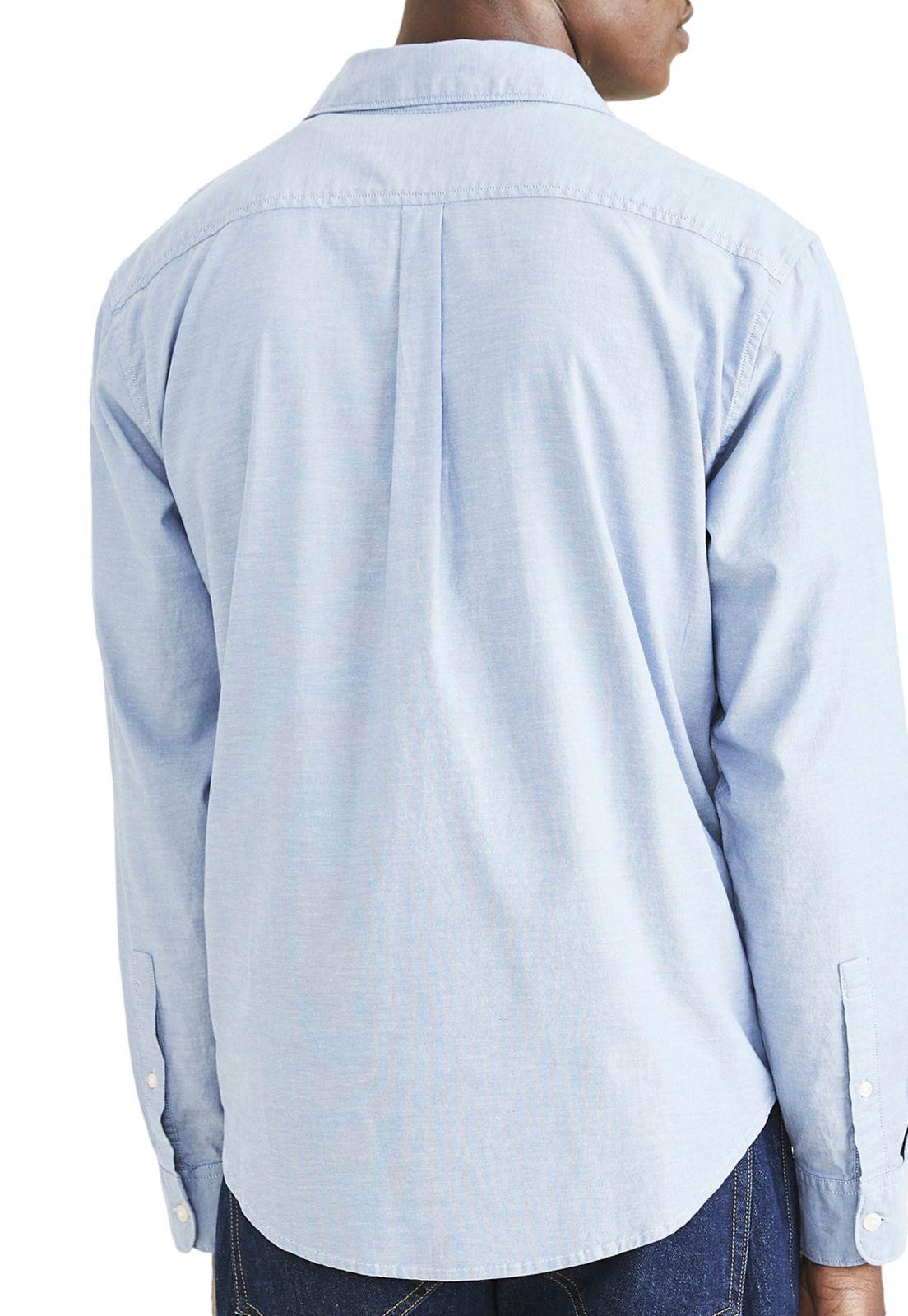 Camisa Hombre Oxford Regular Fit Celeste A3139-0002-2