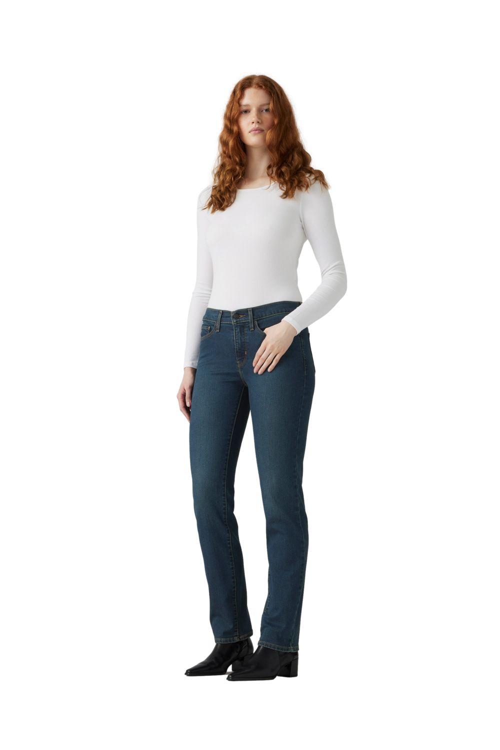 Jeans Mujer 314 Shaping Straight Azul Levis 19631-0280-3