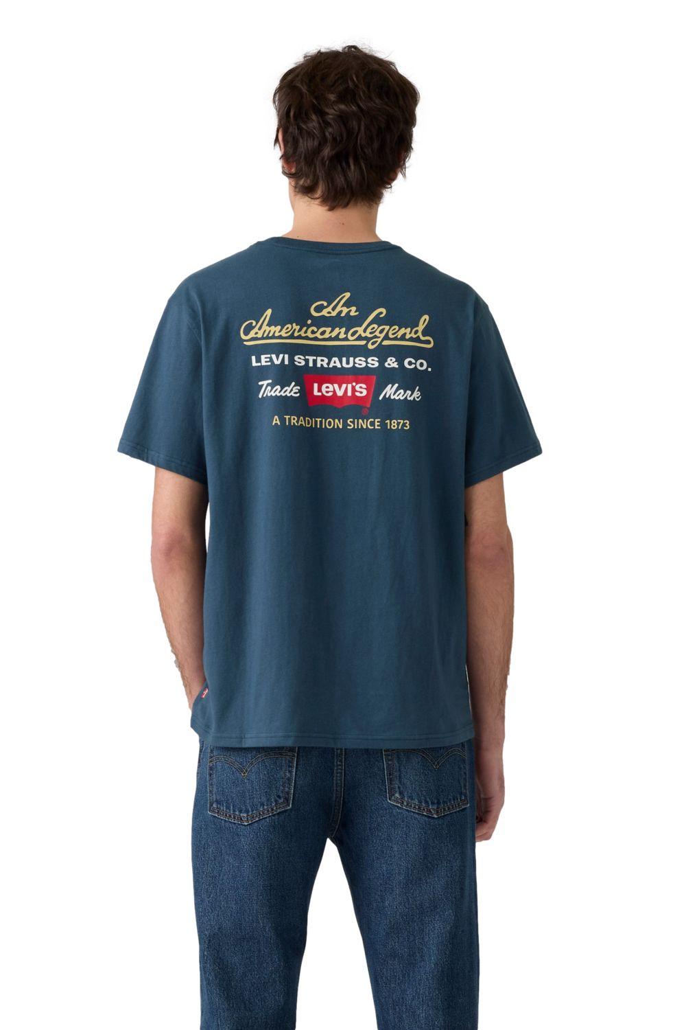 Polera Hombre Relaxed Fit Tee Azul Levis 16143-2172-1