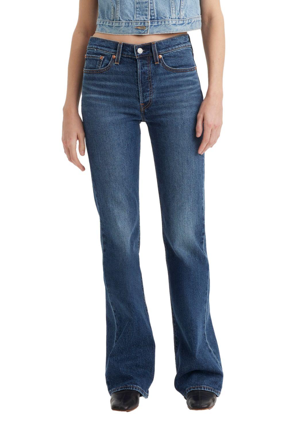 Jeans Mujer Wedgie Boot Azul Levis A8710-0001-0