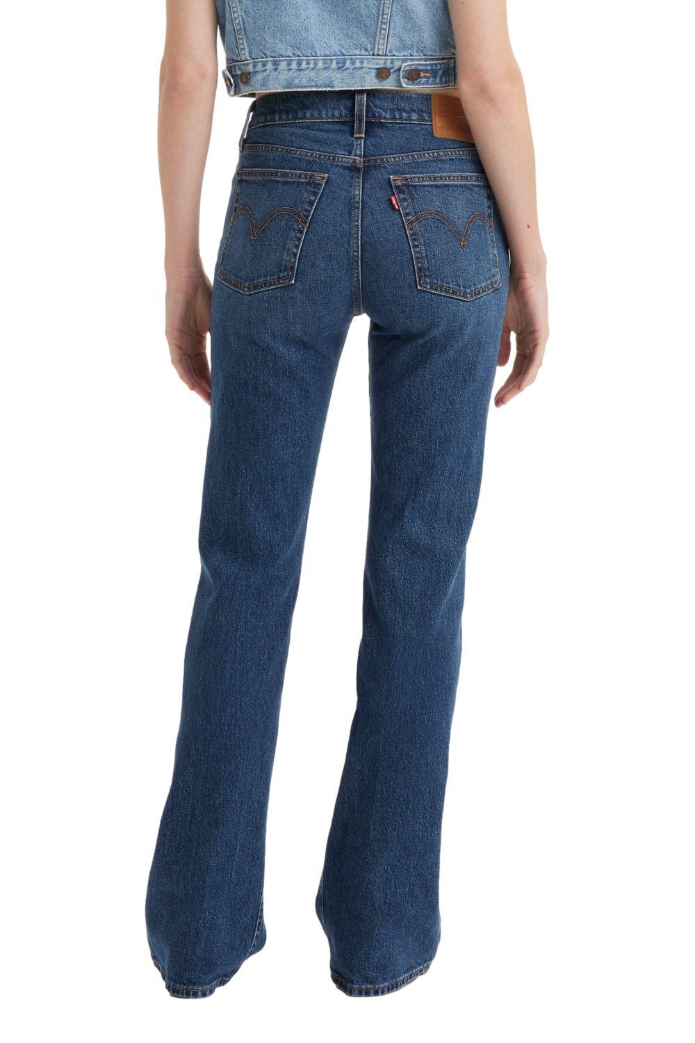 Jeans Mujer Wedgie Boot Azul Levis A8710-0001-2