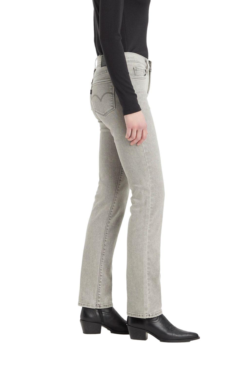 Jeans Mujer 314 Shaping Straight Gris Levis 19631-0227-1