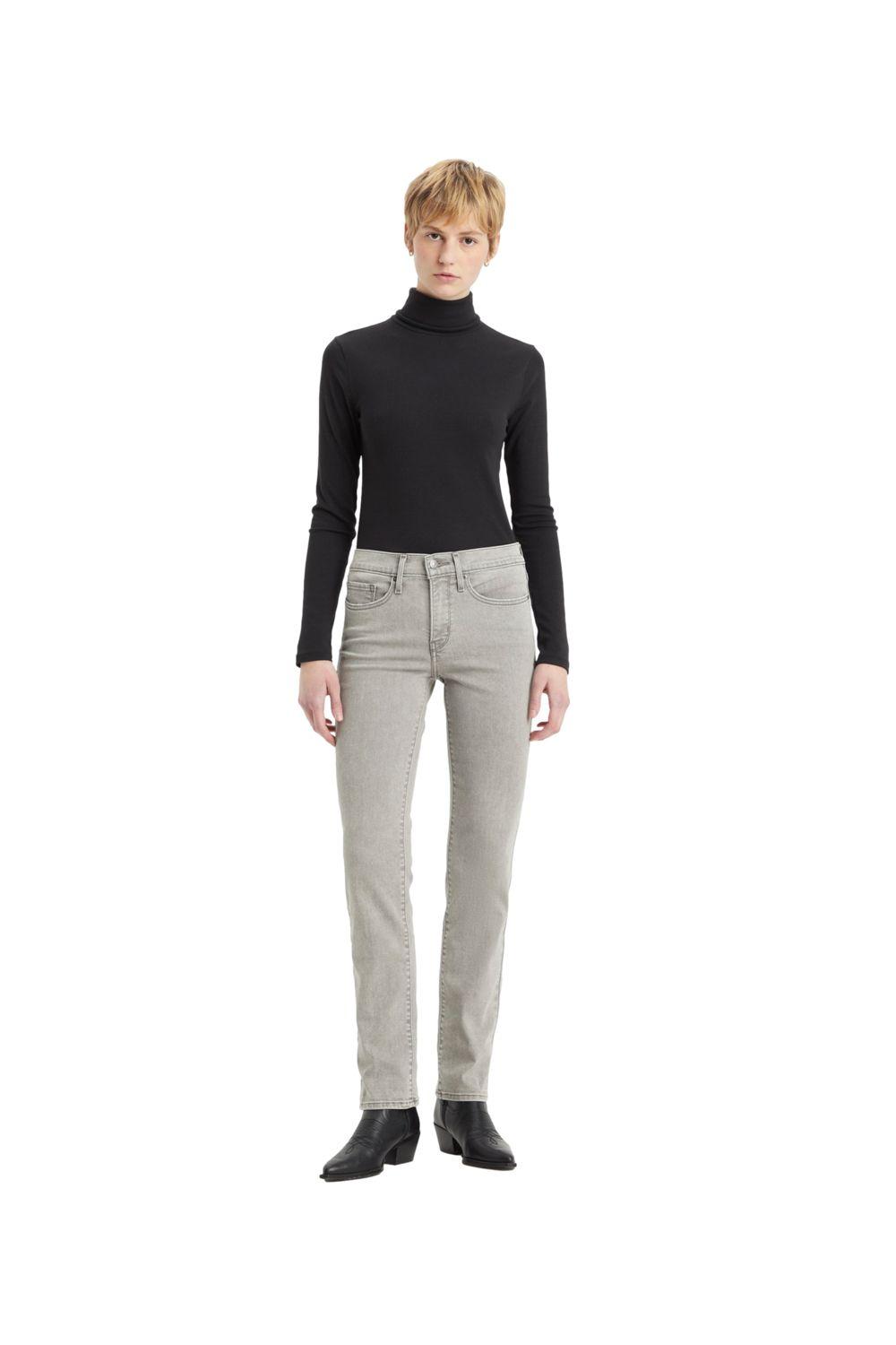 Jeans Mujer 314 Shaping Straight Gris Levis 19631-0227-3