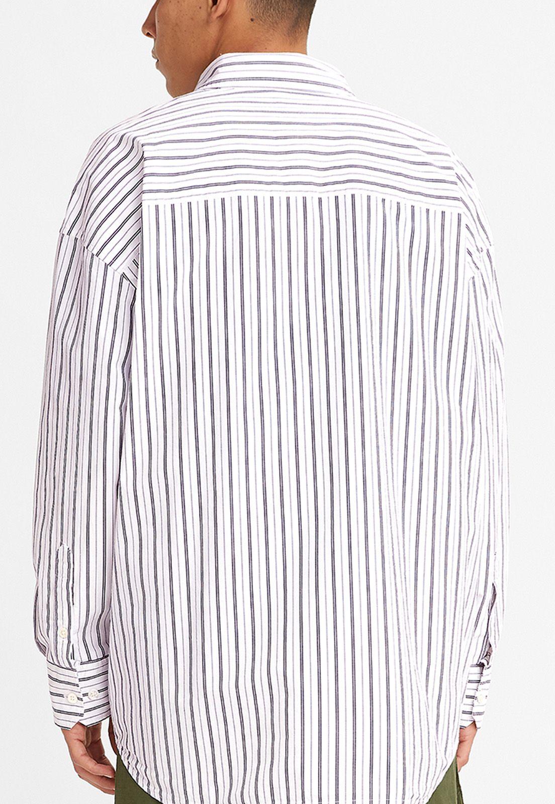 Camisa Hombre a Rayas Blanco Levis A1915-0000-1