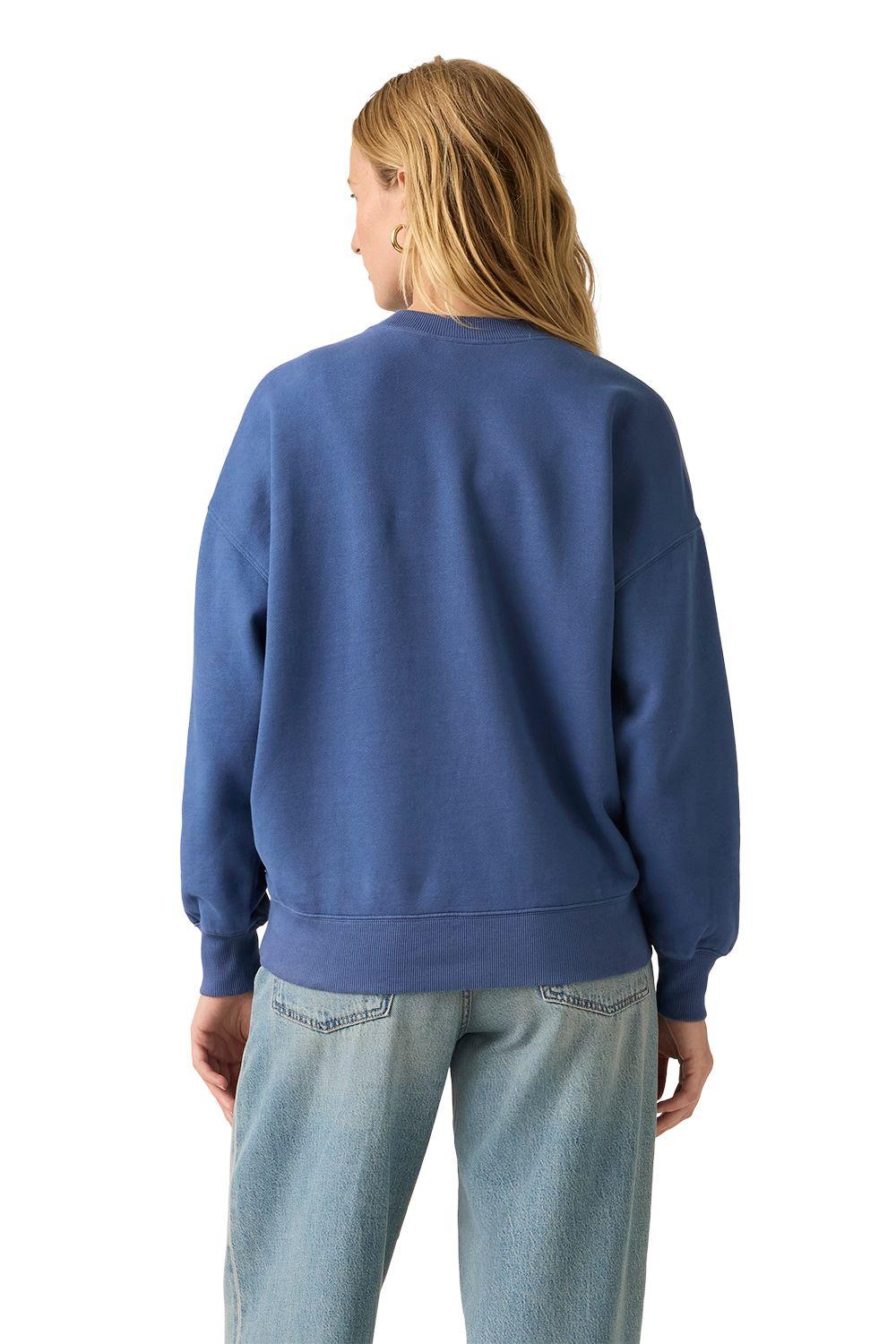 Polerón Mujer Vintage Oversized Crew Azul Levis 005GT-0011-1