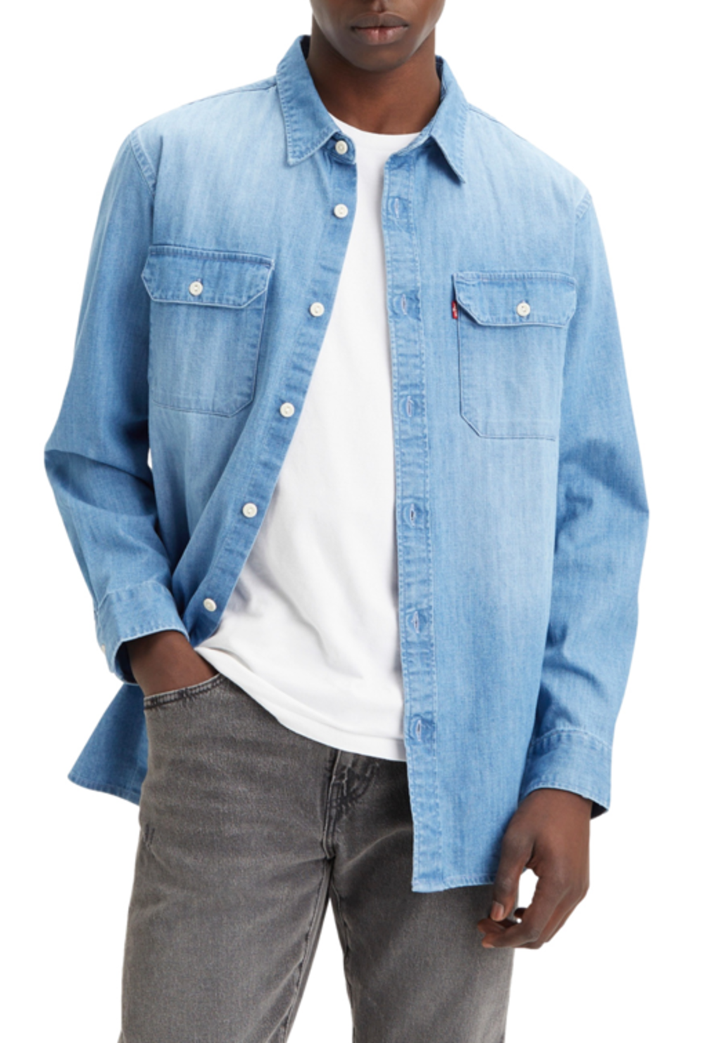 Camisa Hombre Relaxed Fit Worker Azul Levis 19573-0212-1