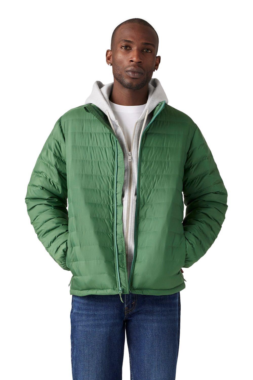 Chaqueta Hombre Tyler Poly Packable Verde Levis A9449-0001-0