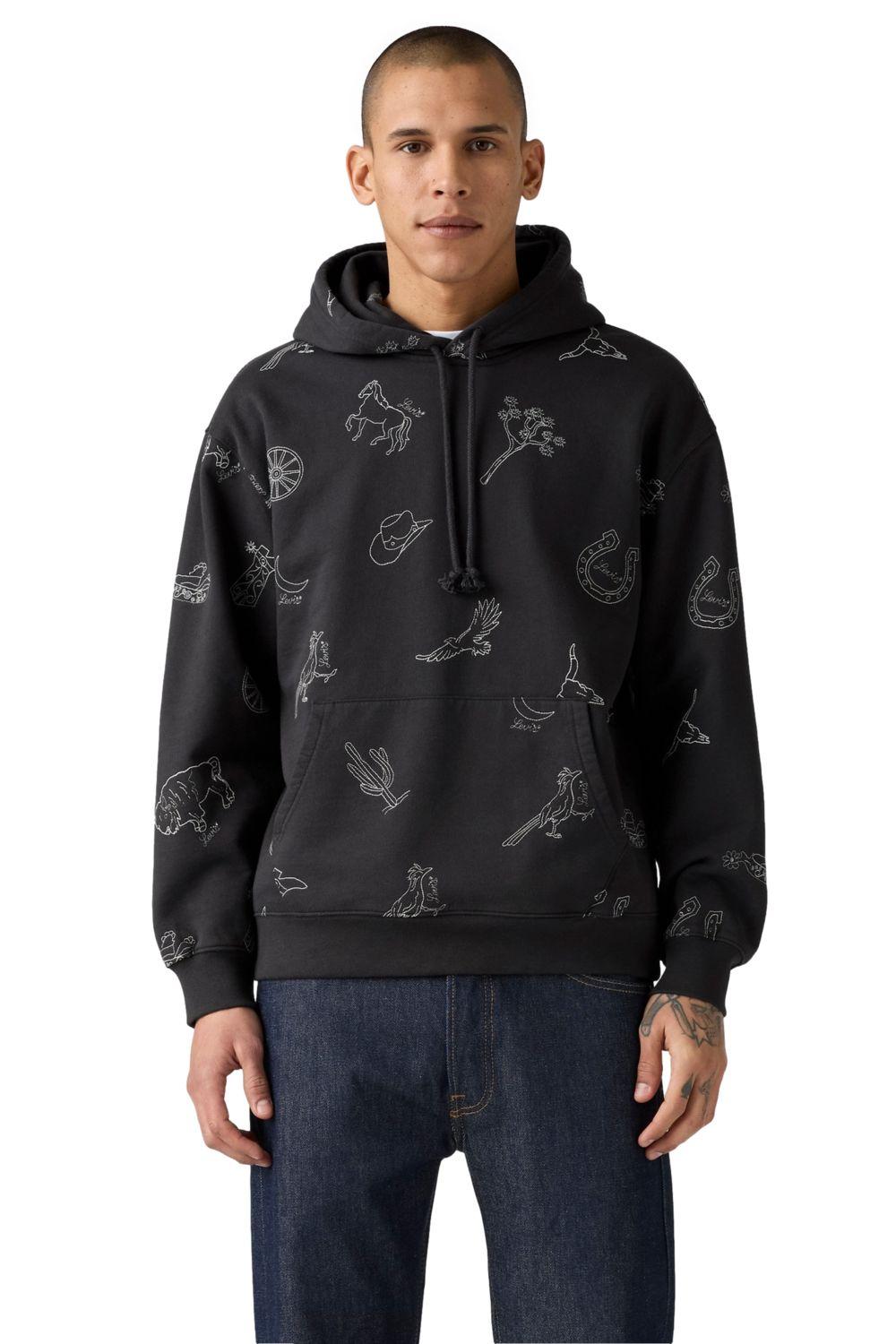 Polerón Hombre Relaxed Graphic Po Gris Levis 38479-0418-0