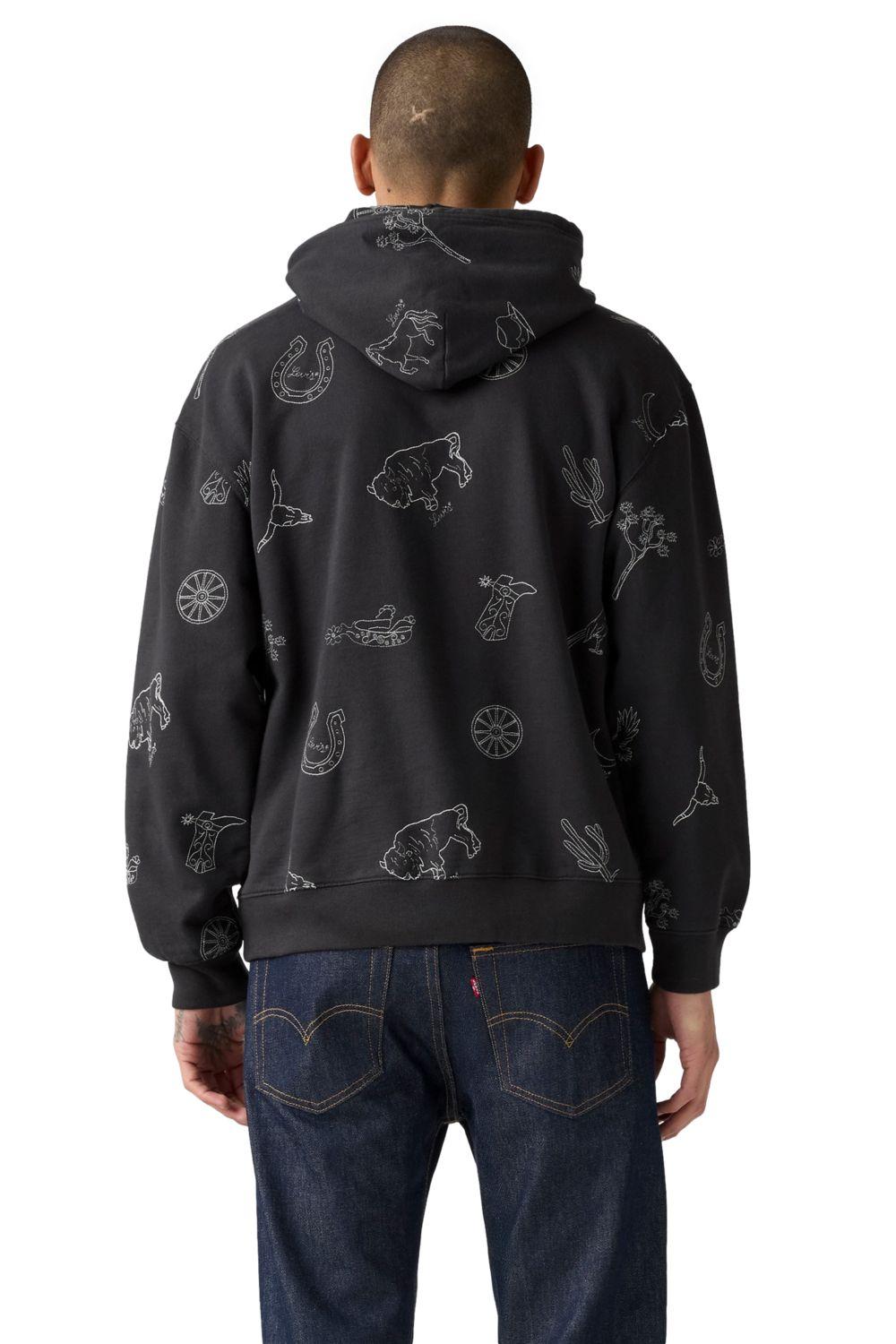 Polerón Hombre Relaxed Graphic Po Gris Levis 38479-0418-1