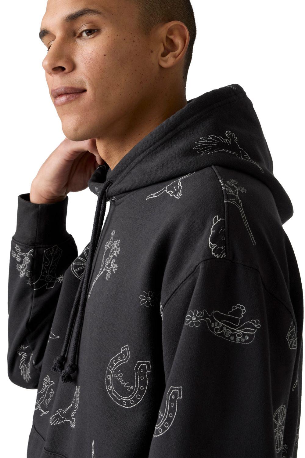 Polerón Hombre Relaxed Graphic Po Gris Levis 38479-0418-3
