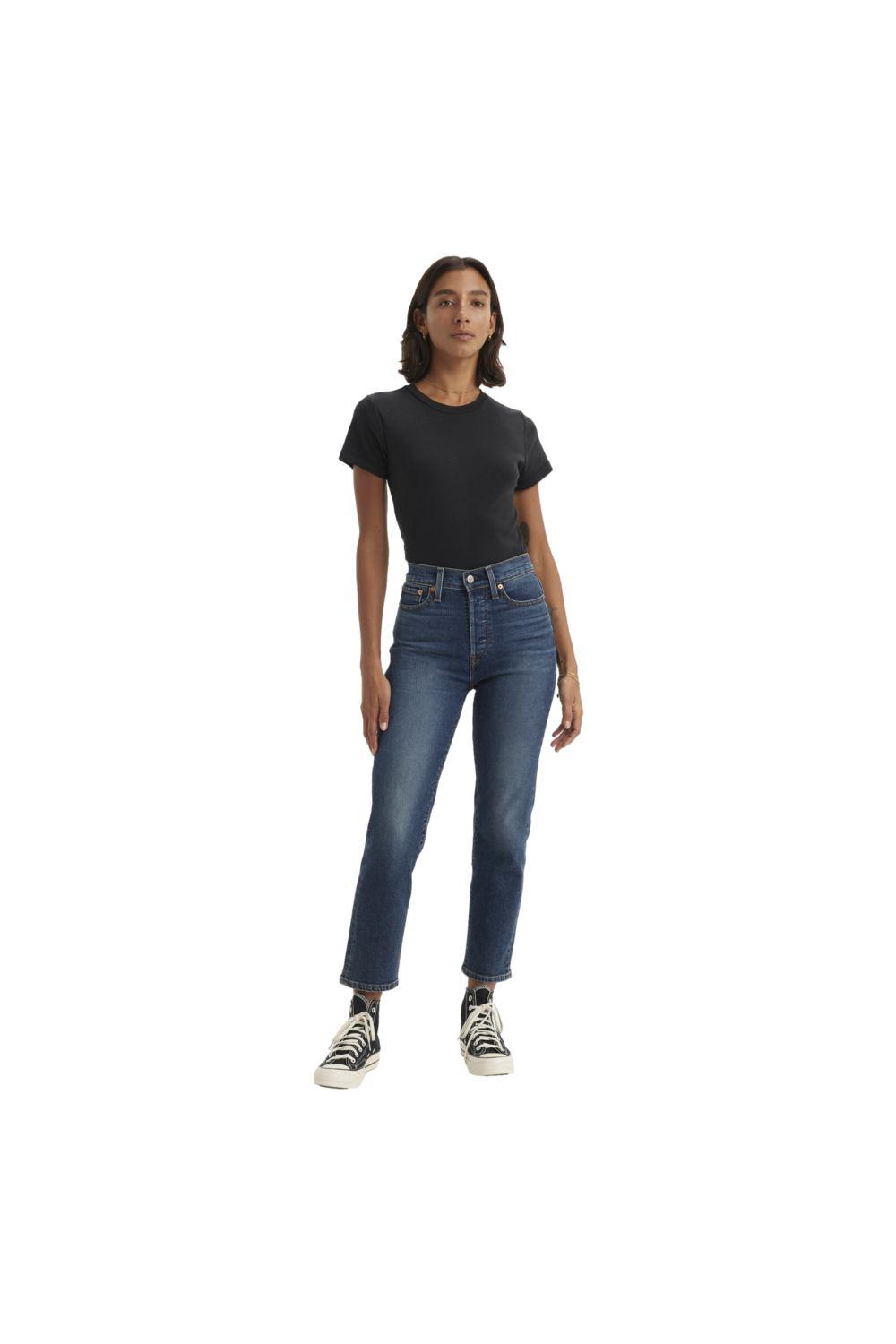 Jeans Mujer Wedgie Straight Azul Levis 34964-0207-3