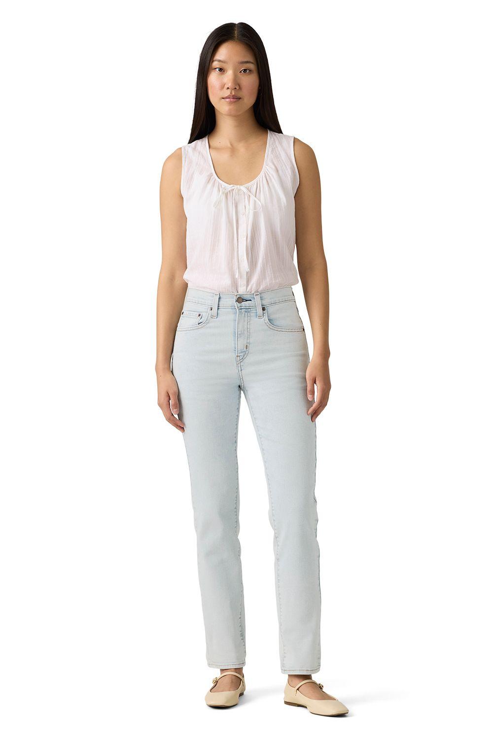 Jeans Mujer 724 High Rise Straight Celeste Levis 18883-0445-3