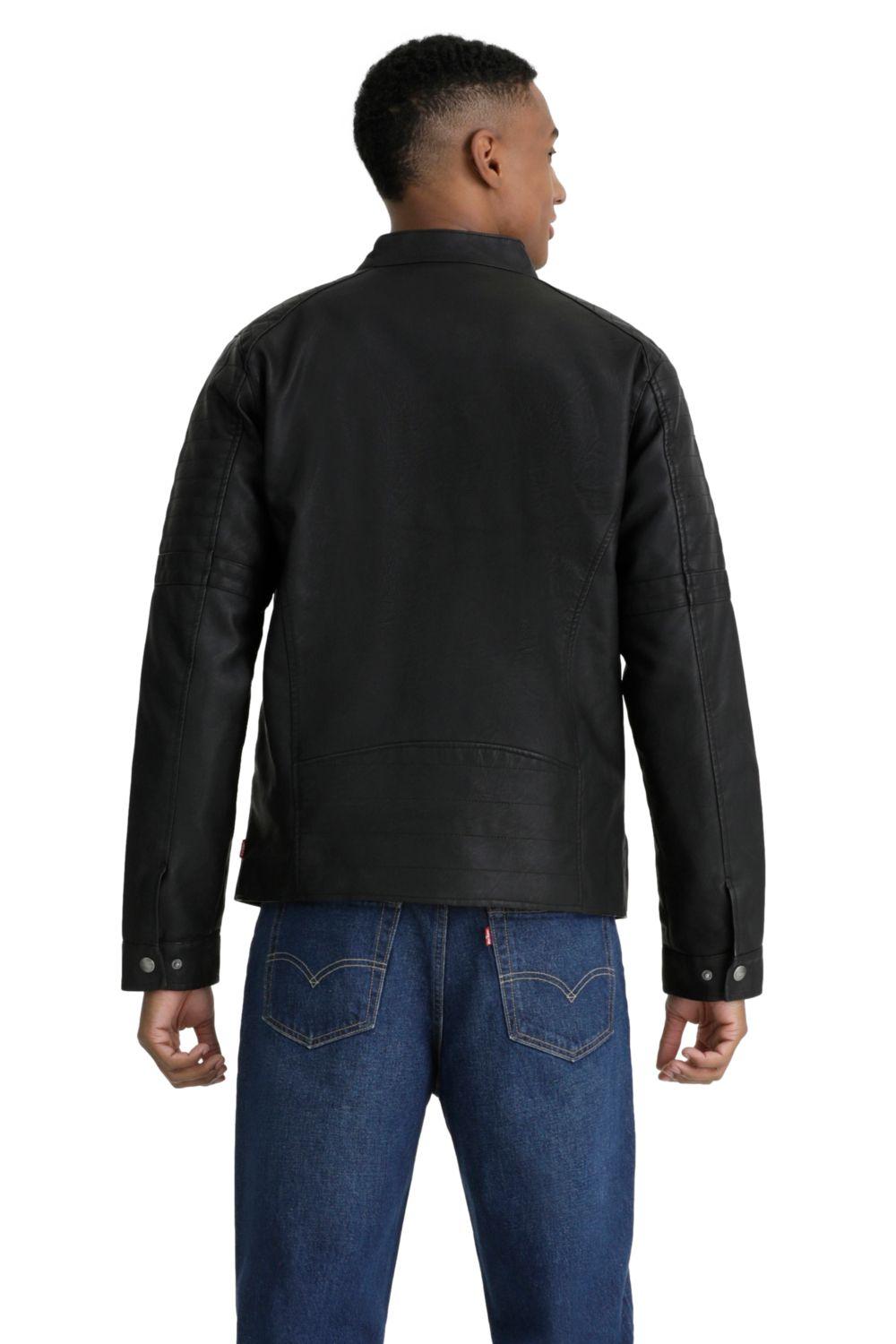 Chaqueta Hombre Pu Racer Negro Levis 59491-0454-2