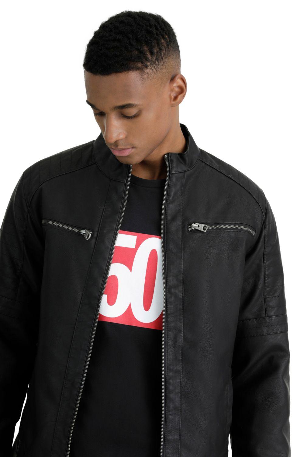 Chaqueta Hombre Pu Racer Negro Levis 59491-0454-4