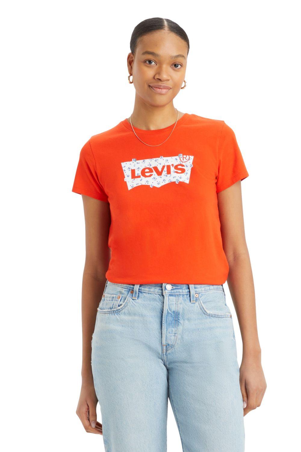 Polera Mujer Regular Fit Naranjo Levis 17369-2760-0