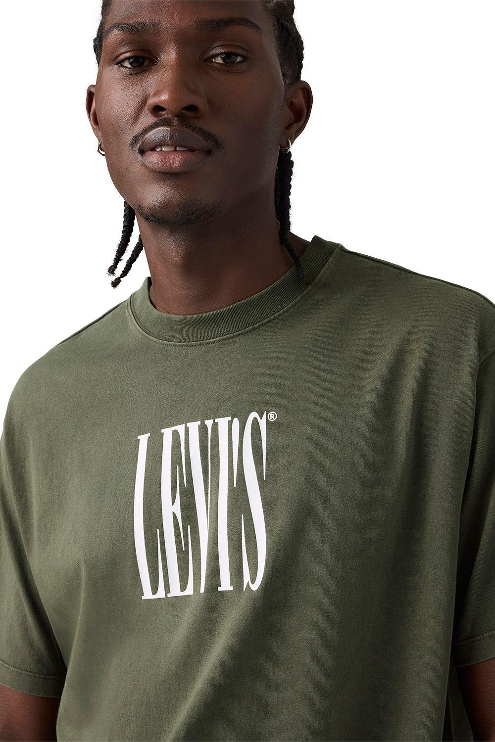 Polera Hombre Vintage Fit Graphic Tee Verde Levis 87373-0395-3