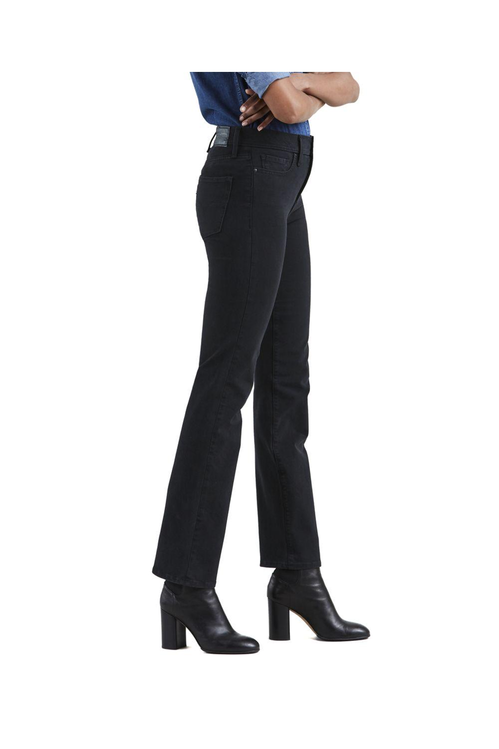 Jeans Mujer 314 Shaping Straight Negro Levis 19631-0063-1