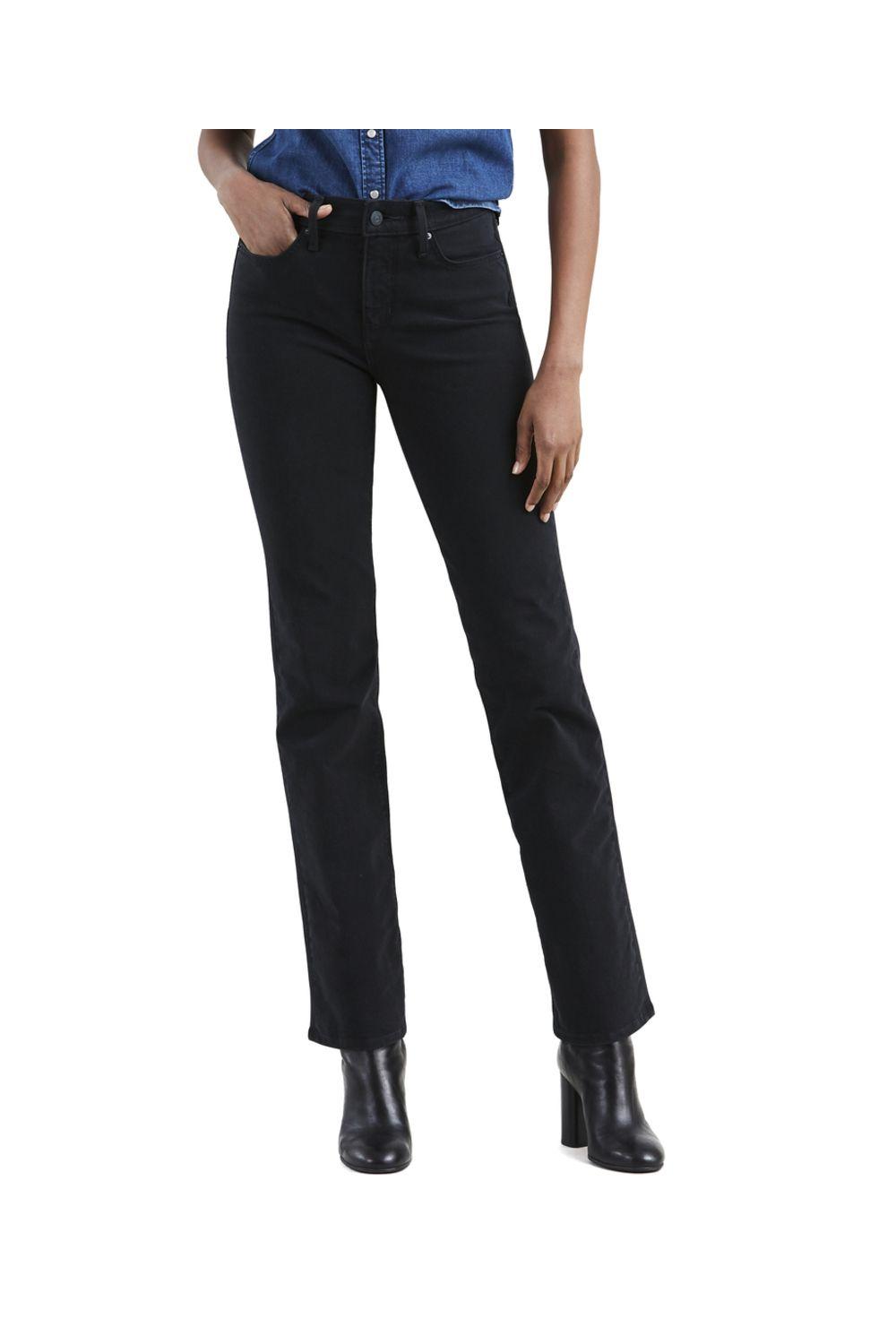 Jeans Mujer 314 Shaping Straight Negro Levis 19631-0063-0