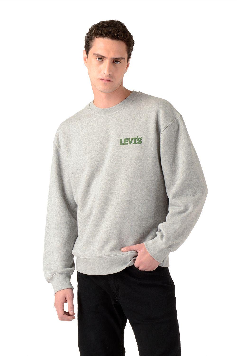 Polerón Hombre Relaxd Graphic Crew Gris Levis 38712-0386-2