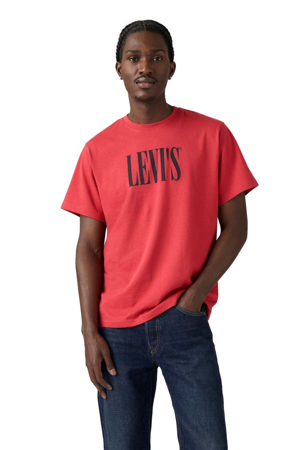 Polera Hombre Relaxed Fit Tee Rojo Levis 16143-2143-2