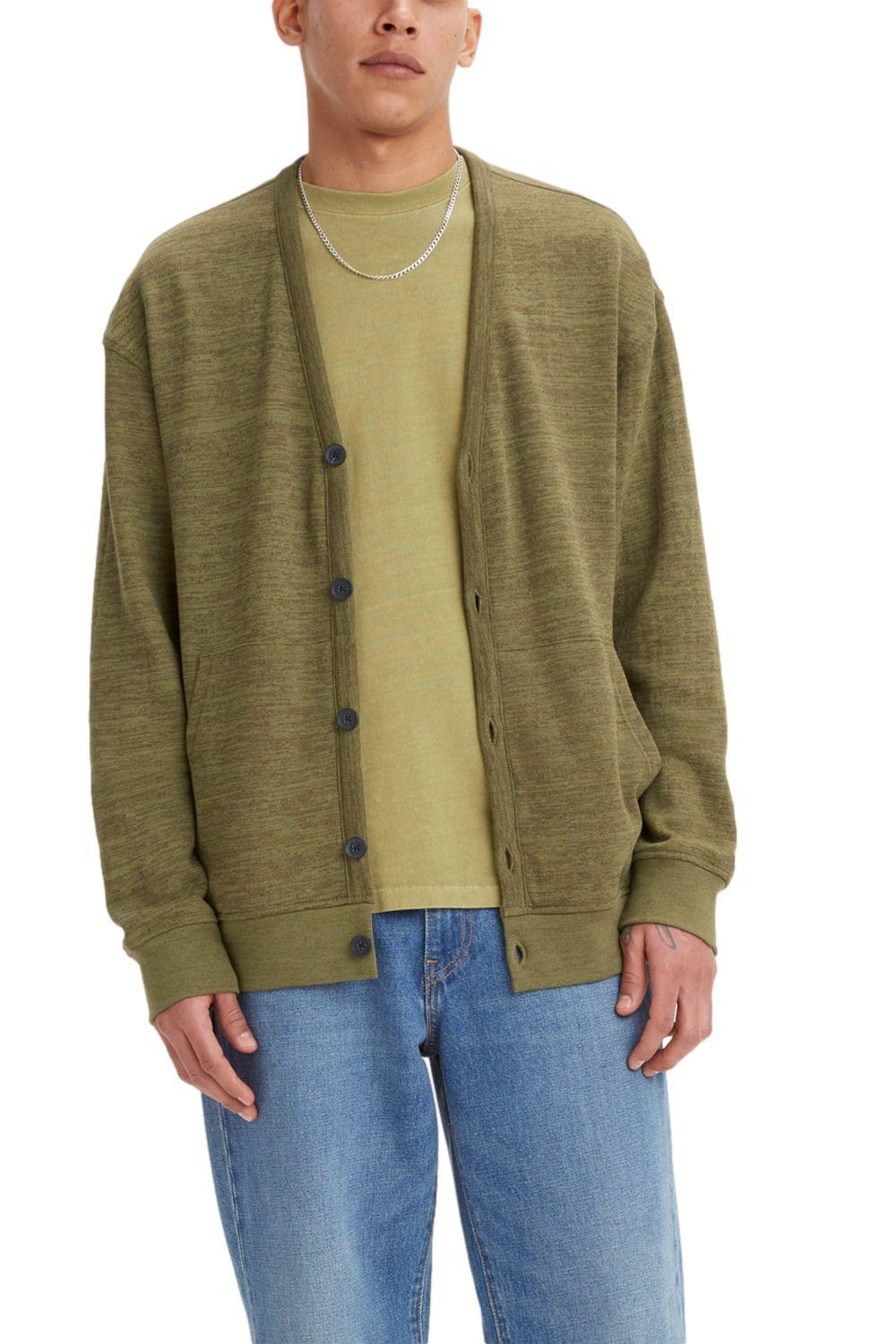 Chaleco Hombre Cardigan Verde Levis A1015-0006-0