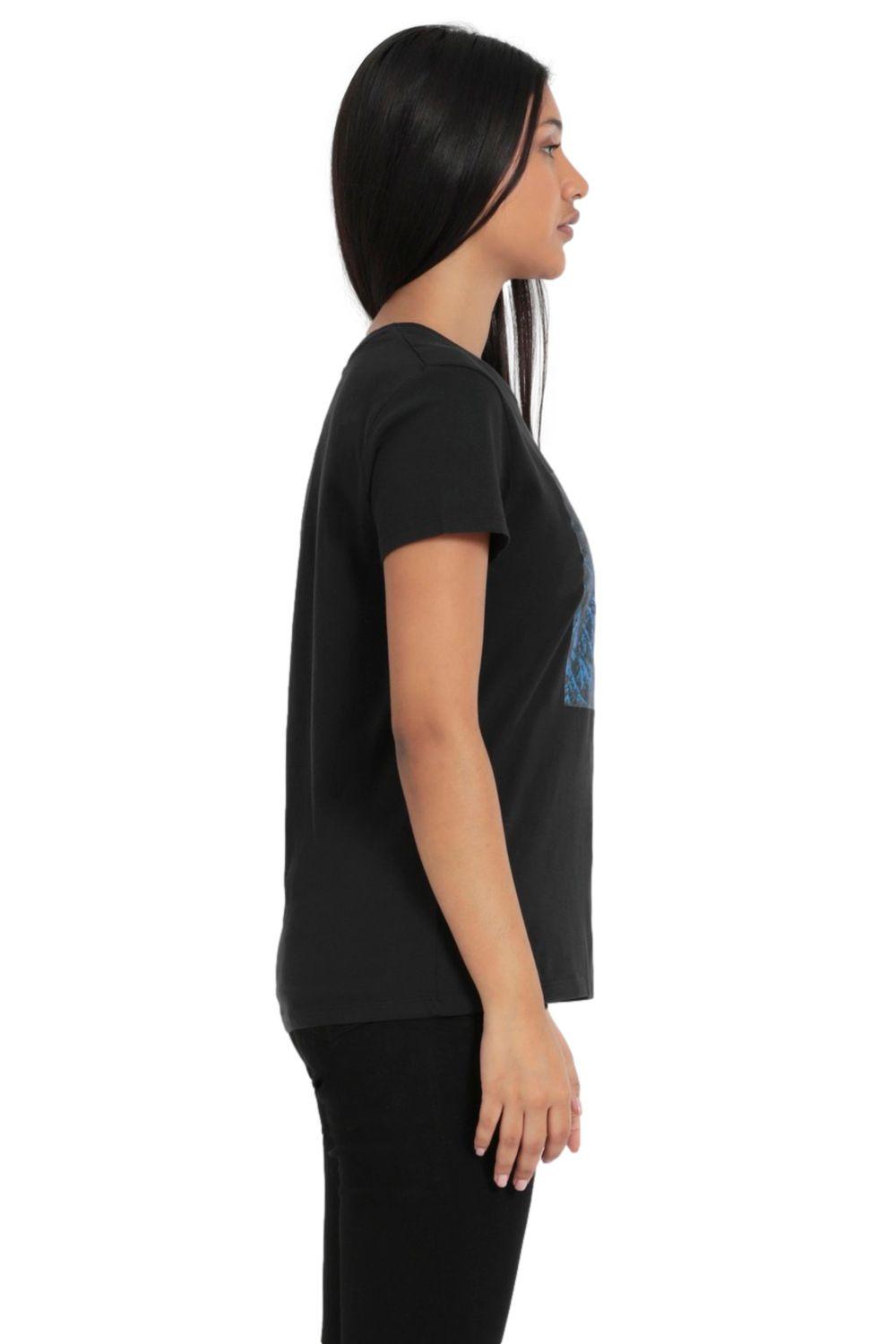 Polera Mujer Lisa con Logo Negra Levis 17369-1903-1
