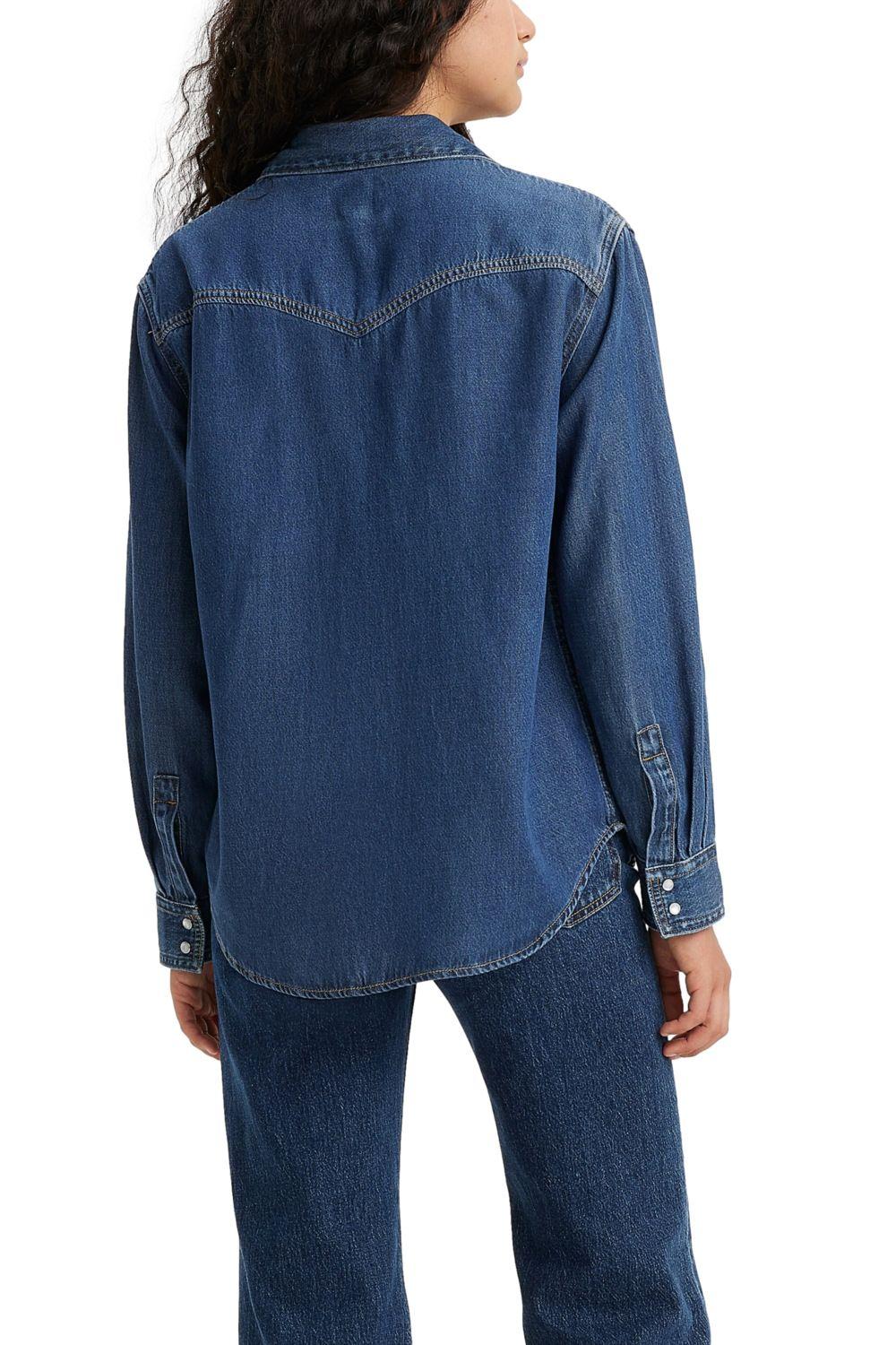 Camisa Mujer Regular Fit Western Azul Levis A7244-0007-1