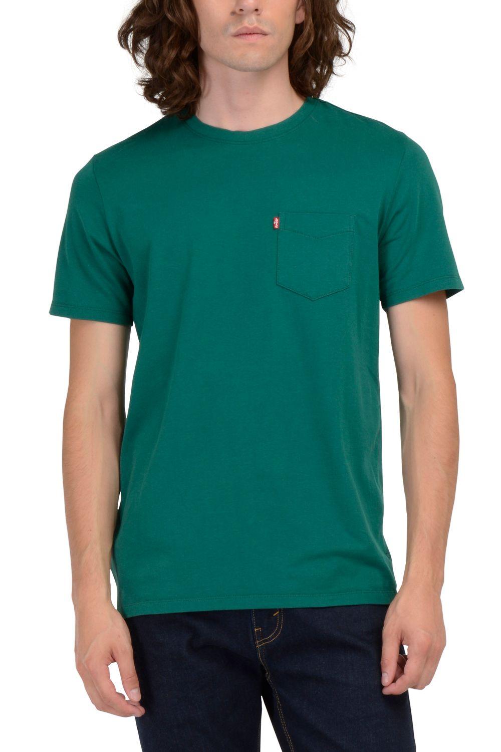 Polera Hombre Con Bolsillo Verde Levis 22023-3000-0