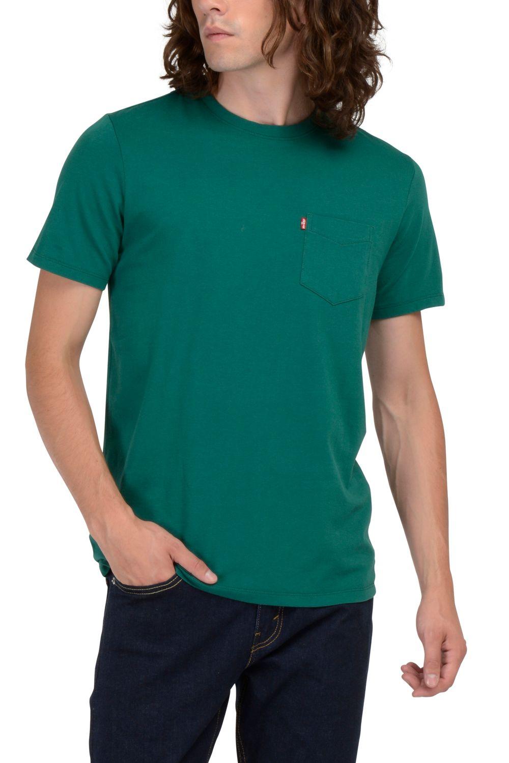 Polera Hombre Con Bolsillo Verde Levis 22023-3000-3