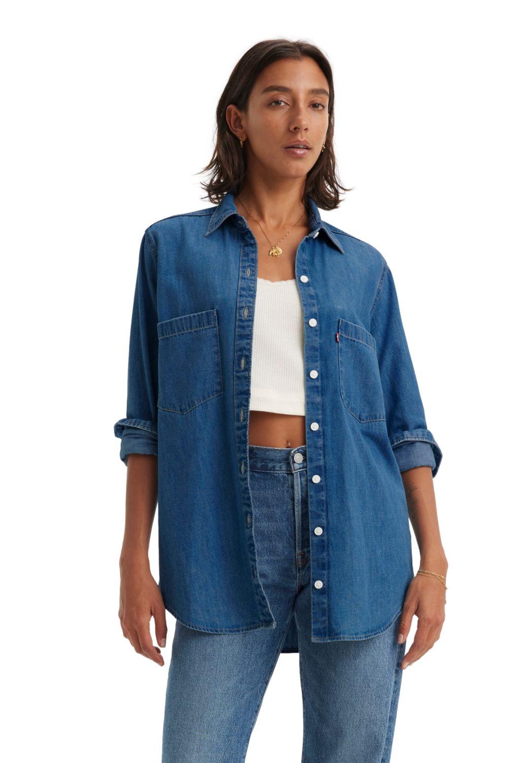 Camisa Mujer Hasina Tunic Azul Levis A3372-0013-0