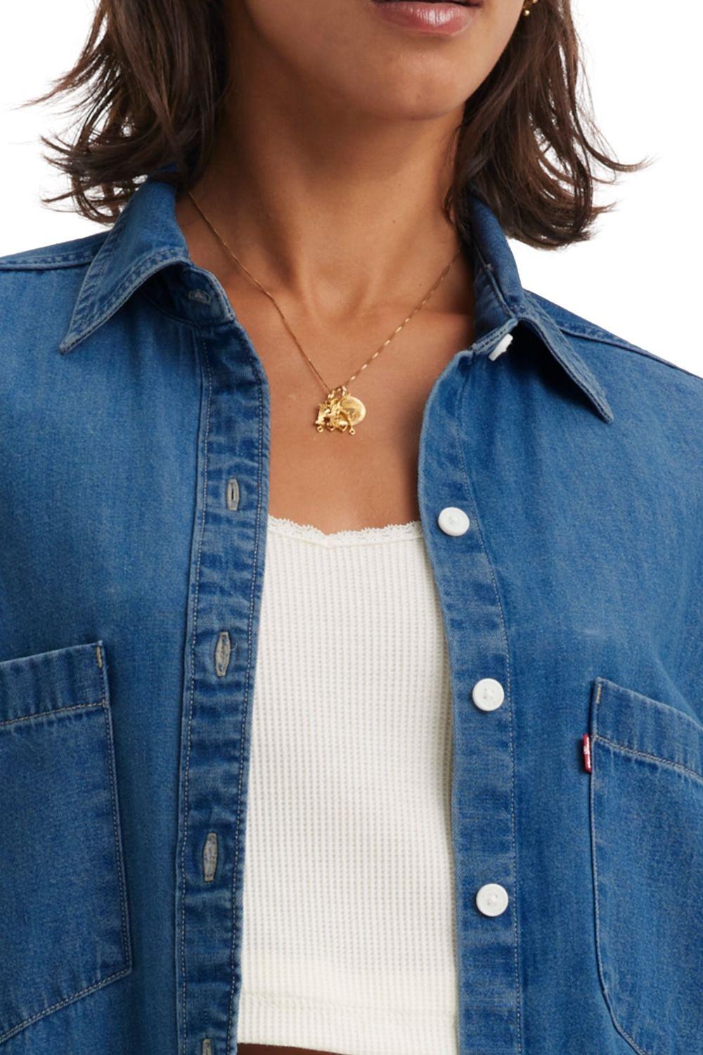 Camisa Mujer Hasina Tunic Azul Levis A3372-0013-1